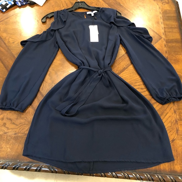 Collective Concepts ruffled cold shoulder dress LAST FINAL PRICE SALE - Picture 2 of 8